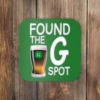 Funny St Patricks Beer Found The G Spot Coaster thumb 0