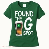 Funny St Patricks Beer Found The G Spot Women's T-Shirt thumb 0