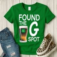 Funny St Patricks Beer Found The G Spot Women's T-Shirt thumb 3