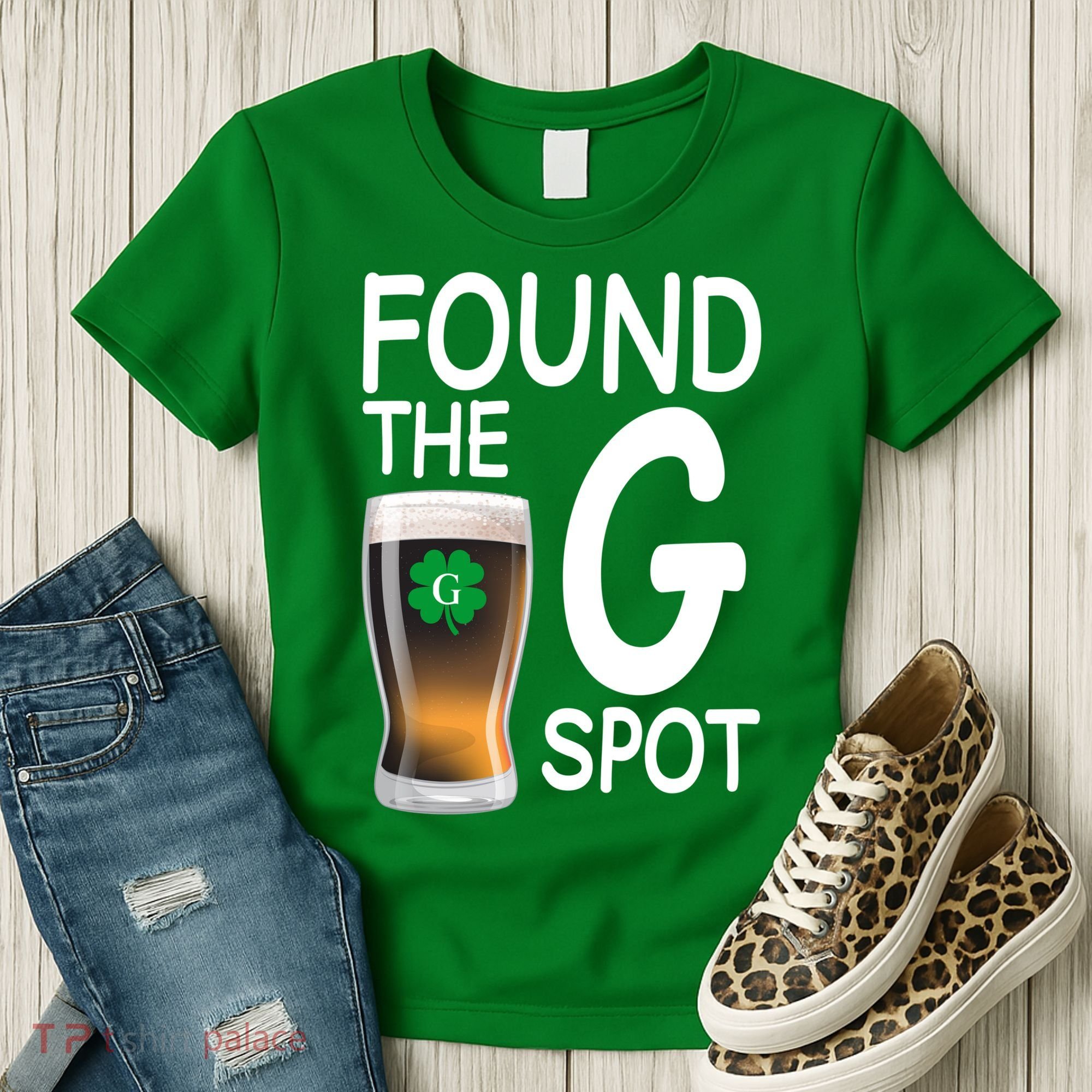 Funny St Patricks Beer Found The G Spot Women's T-Shirt
