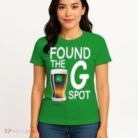 Funny St Patricks Beer Found The G Spot Women's T-Shirt thumb 4