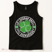 Funny St Patrick's Day I Shenan Once I'll Shenanigan  Tank Top thumb 2