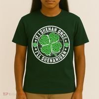 Funny St Patrick's Day I Shenan Once I'll Shenanigan  T-Shirt thumb 4