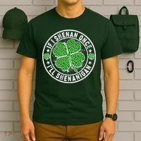 Funny St Patrick's Day I Shenan Once I'll Shenanigan  T-Shirt thumb 6