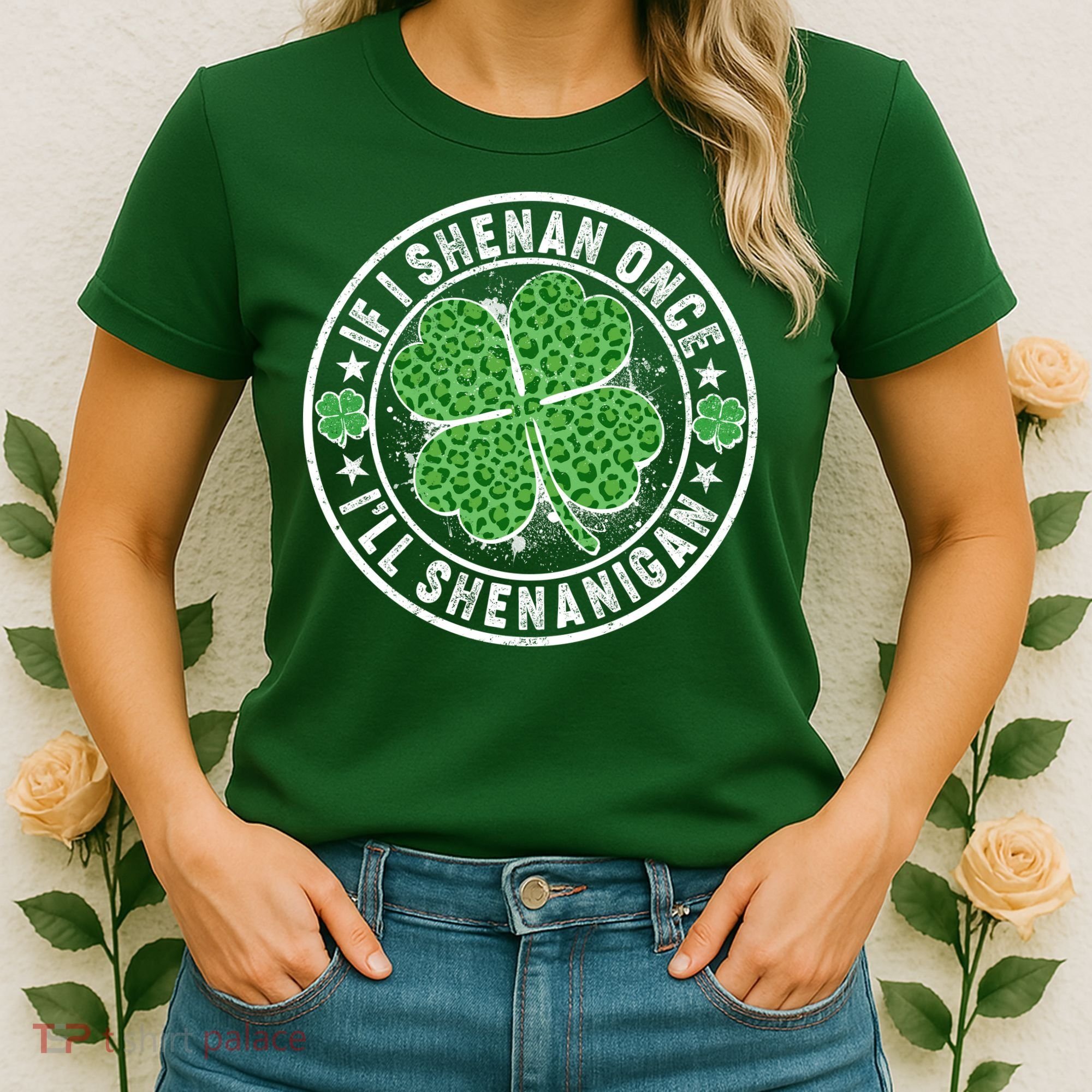 Funny St Patrick's Day I Shenan Once I'll Shenanigan  Women's T-Shirt