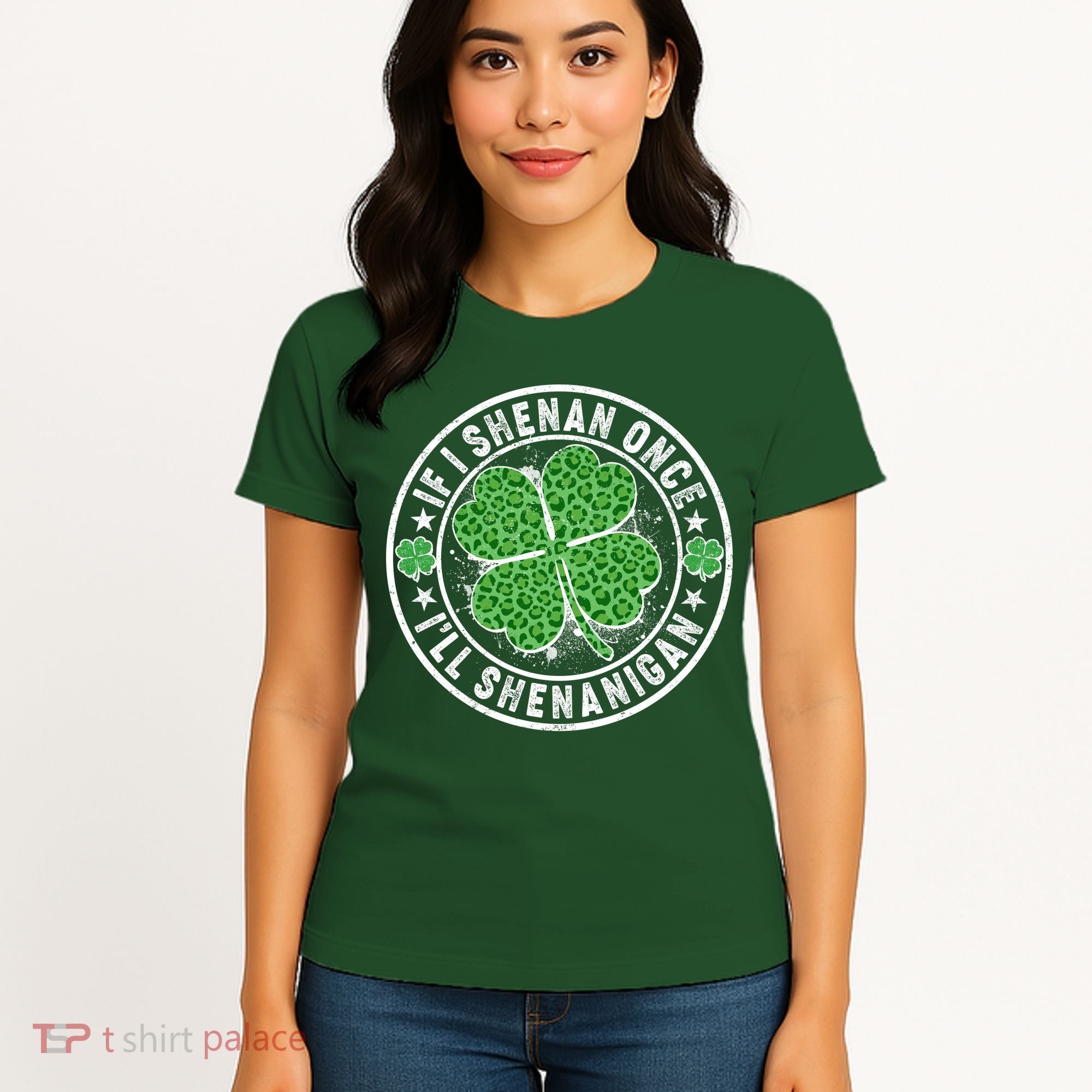 Funny St Patrick's Day I Shenan Once I'll Shenanigan  Women's T-Shirt