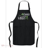 Funny St Patricks Day, St Patricks Day Drinking, Drinks Well With Other Apron thumb 0