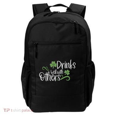 Funny St Patricks Day, St Patricks Day Drinking, Drinks Well With Other Backpack