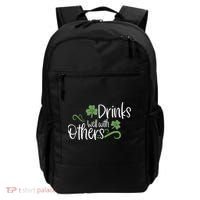 Funny St Patricks Day, St Patricks Day Drinking, Drinks Well With Other Backpack thumb 0