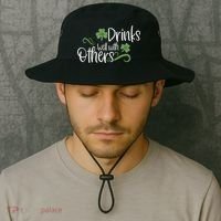 Funny St Patricks Day, St Patricks Day Drinking, Drinks Well With Other Bucket Hat thumb 2