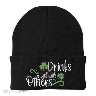 Funny St Patricks Day, St Patricks Day Drinking, Drinks Well With Other Beanie