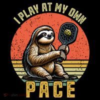 Funny Sloth Pickleball Player And Paddleball Gift Coffee Mug thumb 5