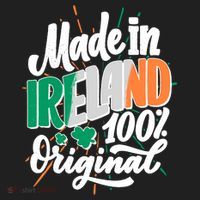 Funny St Patricks Day Made In Ireland 100% Original Women's Sweatshirt thumb 2