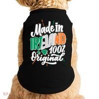 Funny St Patricks Day Made In Ireland 100% Original Doggie Tank thumb 0
