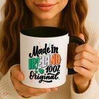 Funny St Patricks Day Made In Ireland 100% Original Coffee Mug thumb 3