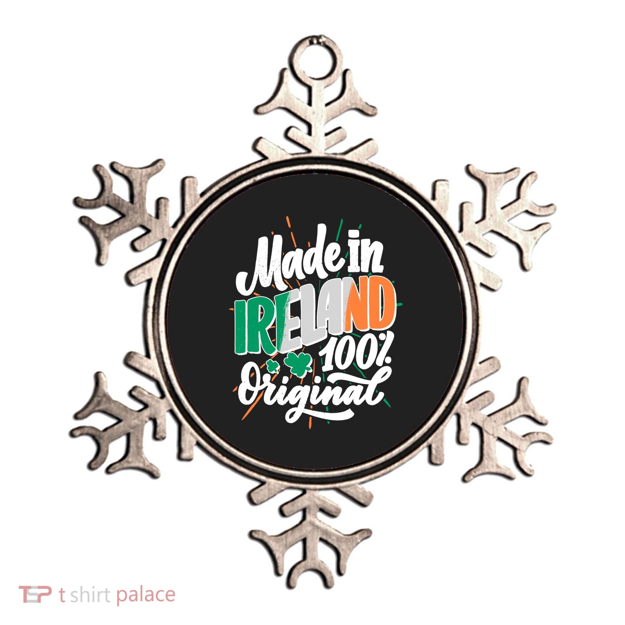 Funny St Patricks Day Made In Ireland 100% Original Ornament