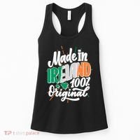 Funny St Patricks Day Made In Ireland 100% Original Women's Tank Top thumb 0