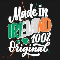 Funny St Patricks Day Made In Ireland 100% Original Toddler Hoodie thumb 2