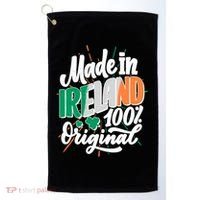 Funny St Patricks Day Made In Ireland 100% Original Golf Towel thumb 0
