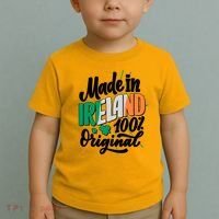 Funny St Patricks Day Made In Ireland 100% Original Toddler T-Shirt thumb 2