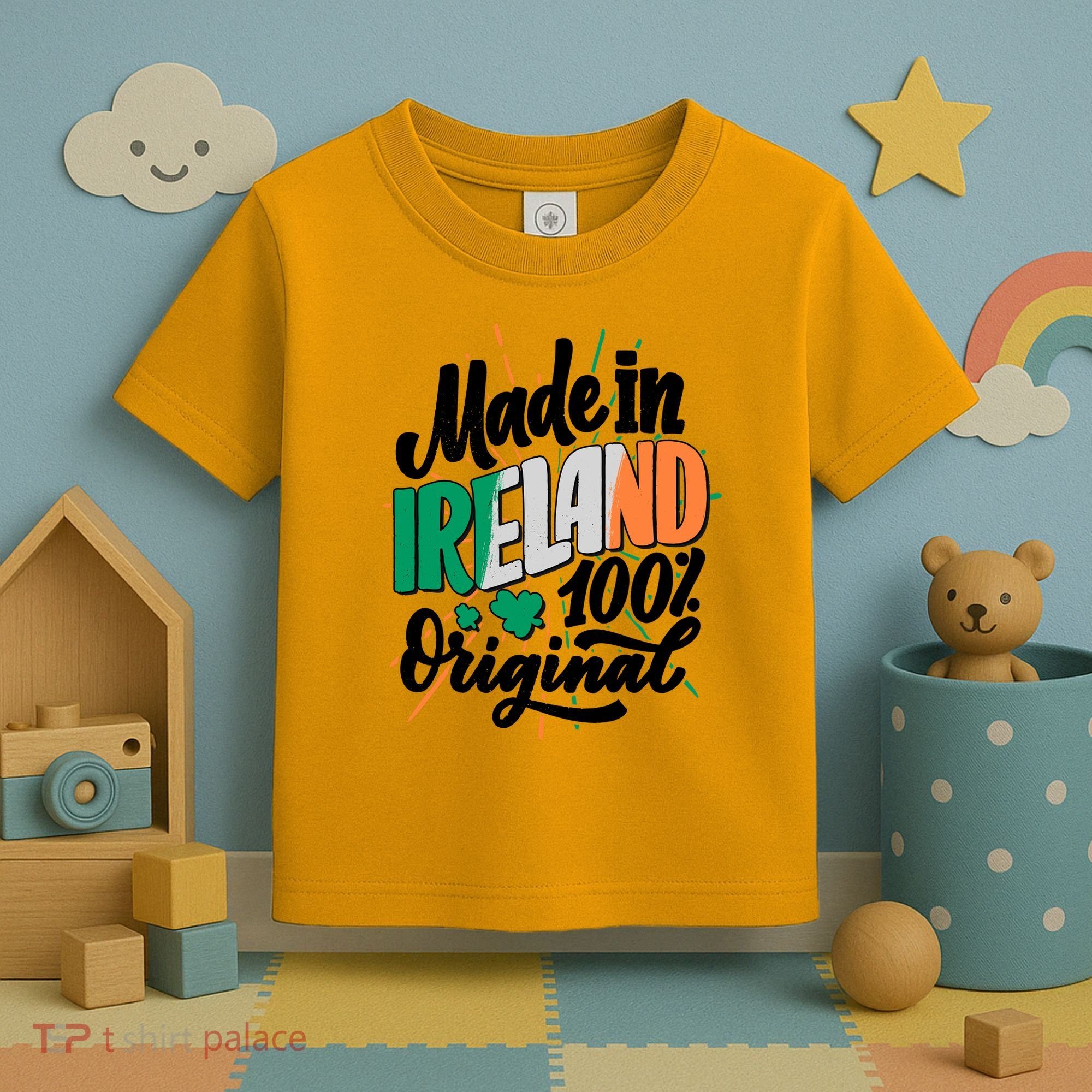 Funny St Patricks Day Made In Ireland 100% Original Toddler T-Shirt