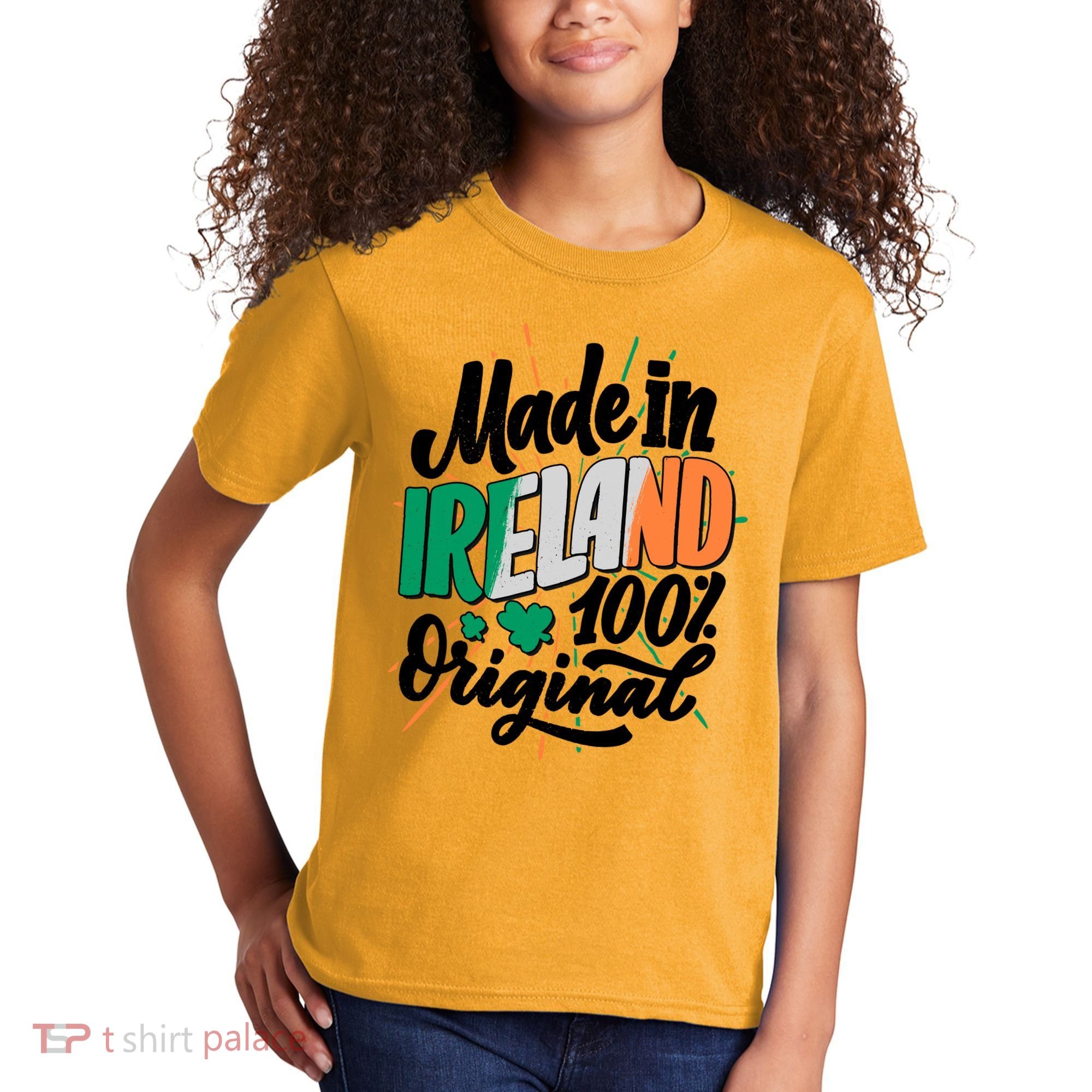 Funny St Patricks Day Made In Ireland 100% Original Kids T-Shirt