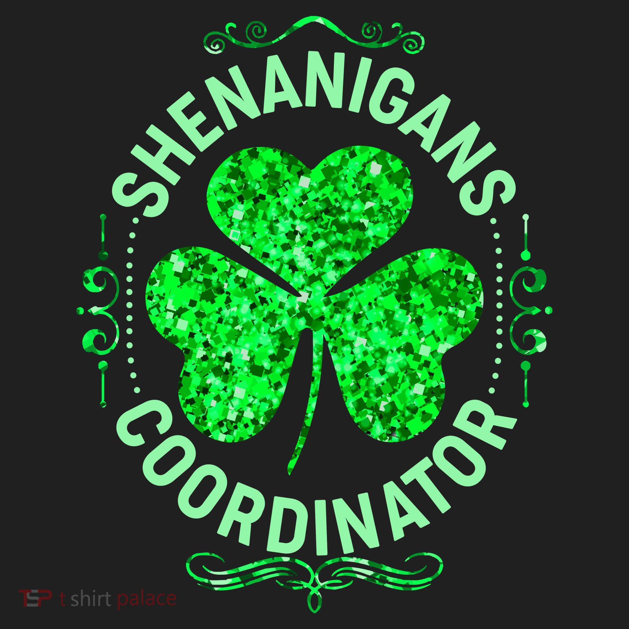 Funny St Patrick's Day Shenanigans Coordinator Lucky Shamrock Clover Women's Sweatshirt