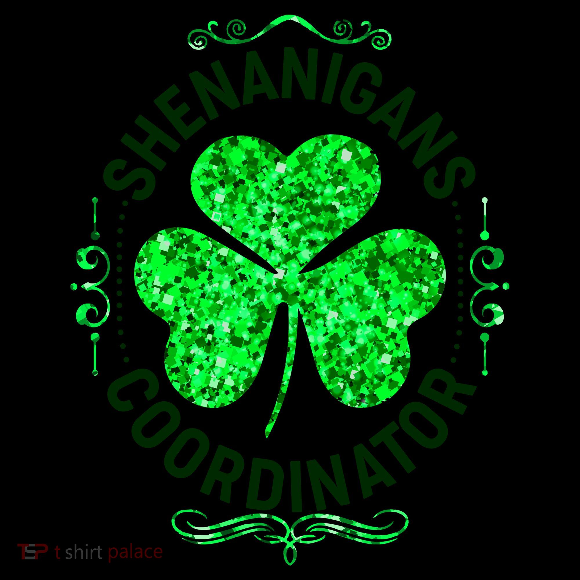 Funny St Patrick's Day Shenanigans Coordinator Lucky Shamrock Clover Coffee Mug