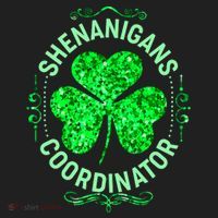 Funny St Patrick's Day Shenanigans Coordinator Lucky Shamrock Clover Tumbler thumb 3