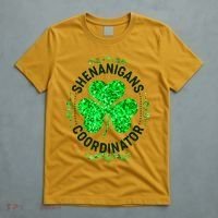 Funny St Patrick's Day Shenanigans Coordinator Lucky Shamrock Clover T-Shirt thumb 5