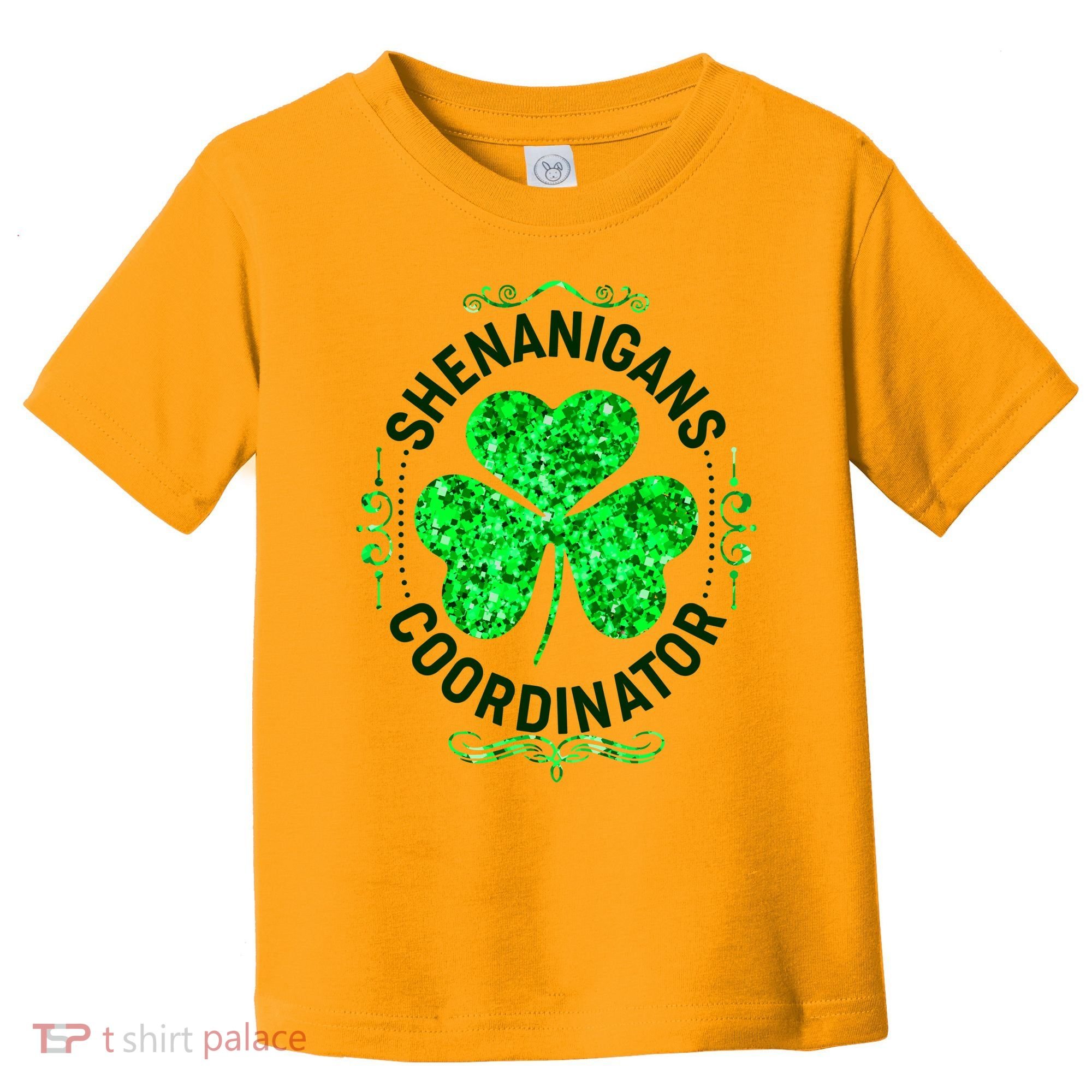 Funny St Patrick's Day Shenanigans Coordinator Lucky Shamrock Clover Toddler T-Shirt