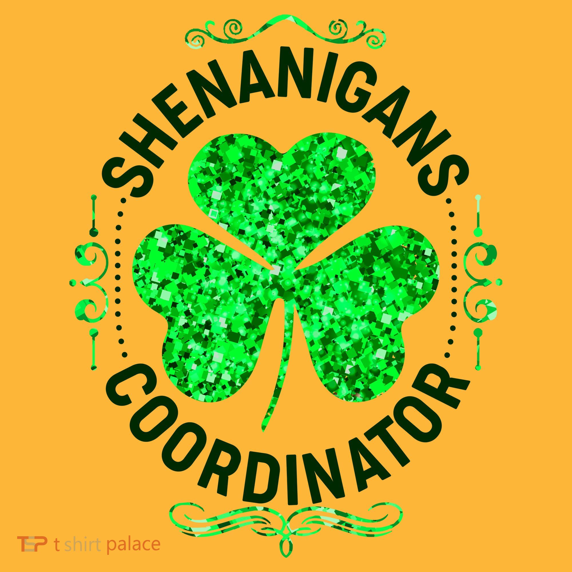 Funny St Patrick's Day Shenanigans Coordinator Lucky Shamrock Clover Toddler T-Shirt