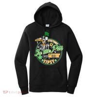 Funny St Patricks Day Everybody In The Pub Gettin Tipsy Skeleton Beer Women's Hoodie thumb 0