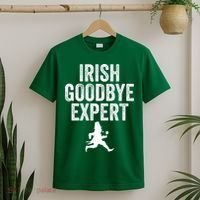 Funny St Patricks Day Irish Goodbye Expert T-Shirt thumb 2