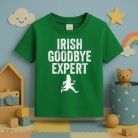 Funny St Patricks Day Irish Goodbye Expert Toddler T-Shirt thumb 3