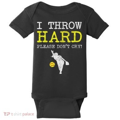 Fastpitch Softball Pitcher Baby Bodysuit