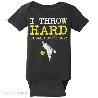 Fastpitch Softball Pitcher Baby Bodysuit