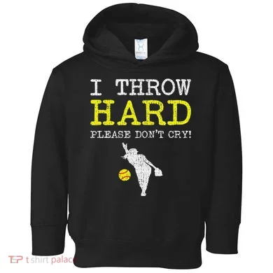 Fastpitch Softball Pitcher Toddler Hoodie