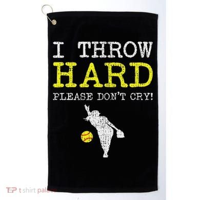 Fastpitch Softball Pitcher Golf Towel