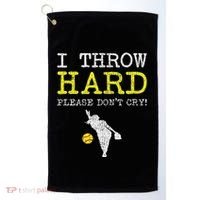 Fastpitch Softball Pitcher Golf Towel thumb 0