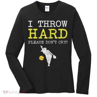 Fastpitch Softball Pitcher Women's Long Sleeve Shirt