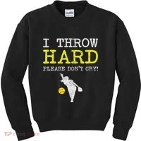 Fastpitch Softball Pitcher Kids Sweatshirt thumb 0