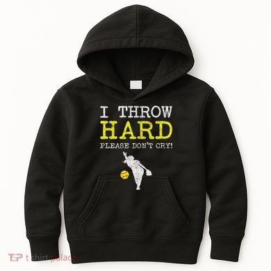 Fastpitch Softball Pitcher Kids Hoodie