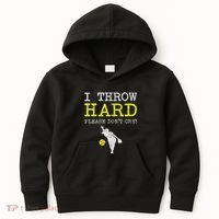 Fastpitch Softball Pitcher Kids Hoodie thumb 0