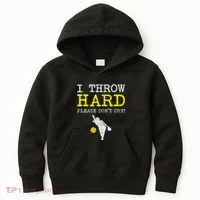 Fastpitch Softball Pitcher Kids Hoodie thumb 0