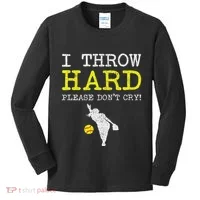 Fastpitch Softball Pitcher Kids Long Sleeve Shirt thumb 0