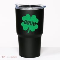 Funny St Patricks Day Bruh Lucky Shamrock Clover Tumbler thumb 0