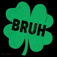Funny St Patricks Day Bruh Lucky Shamrock Clover Ornament thumb 1