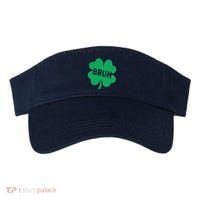 Funny St Patricks Day Bruh Lucky Shamrock Clover Visor thumb 0
