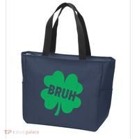 Funny St Patricks Day Bruh Lucky Shamrock Clover Tote Bag thumb 3